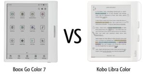 Boox go color 7 vs Kobo libra color