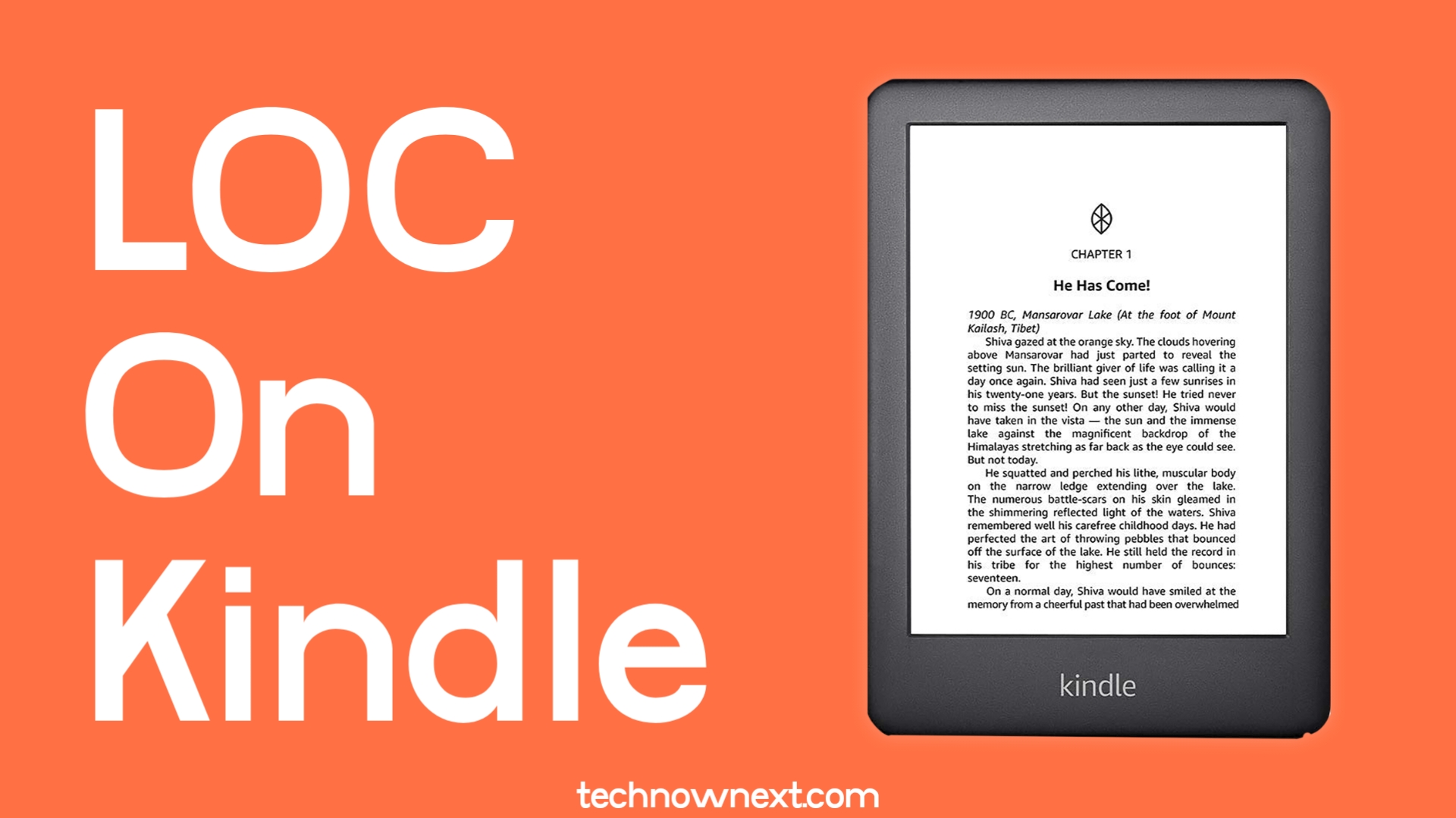 Loc on kindle mean