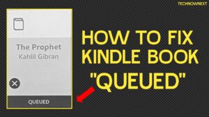 Kindle book stuck on queued