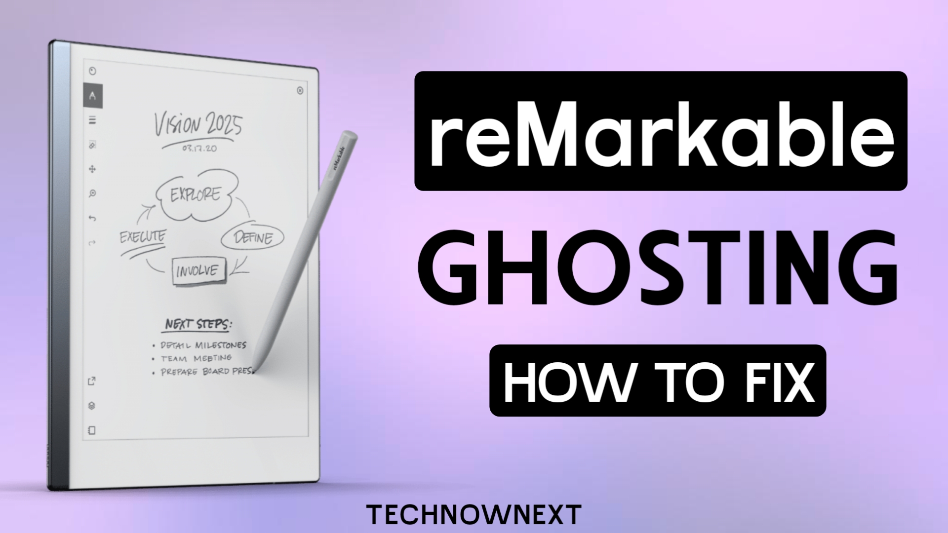 remarkable ghosting how to fix