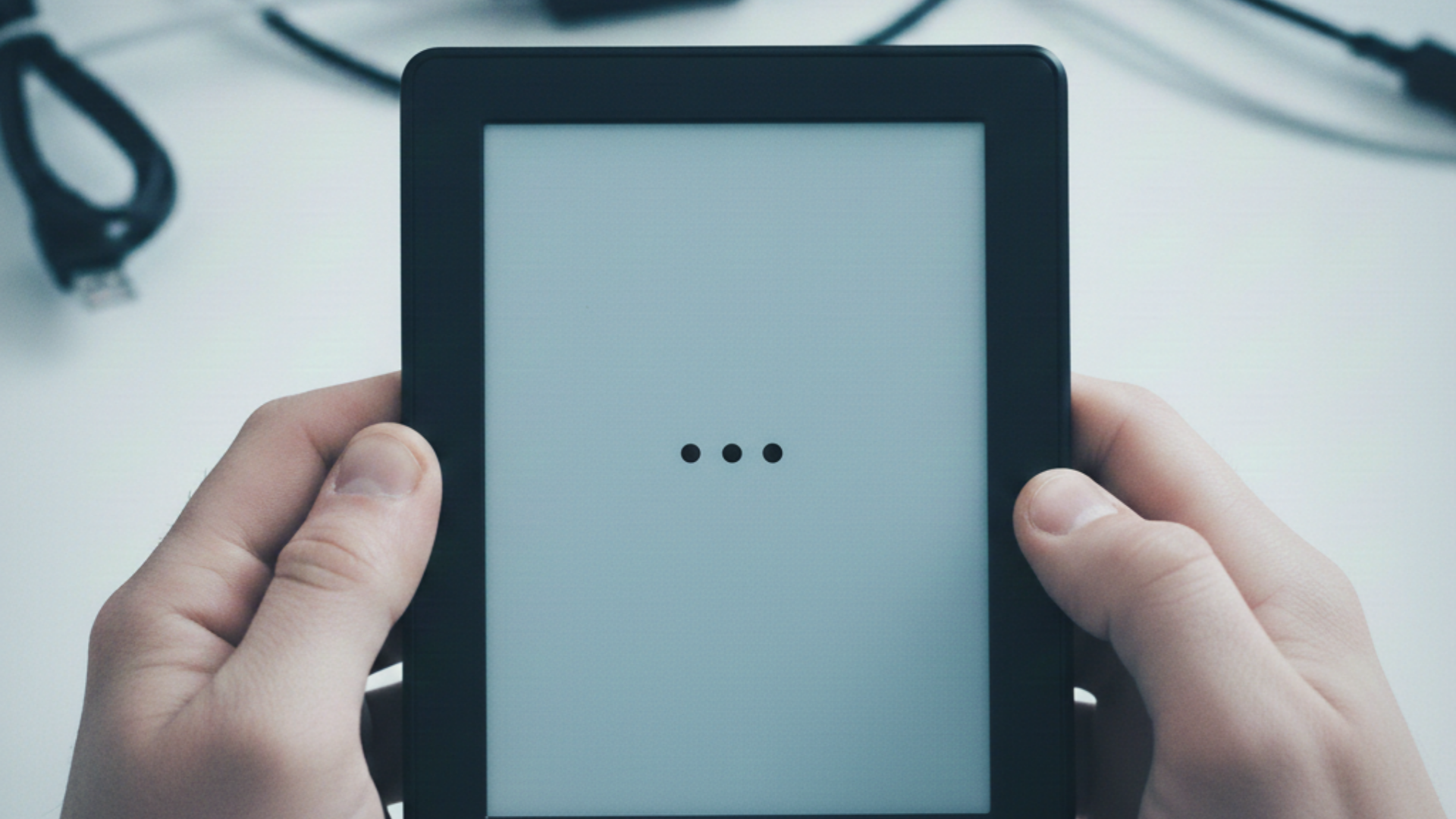 Kobo stuck on 3 dots